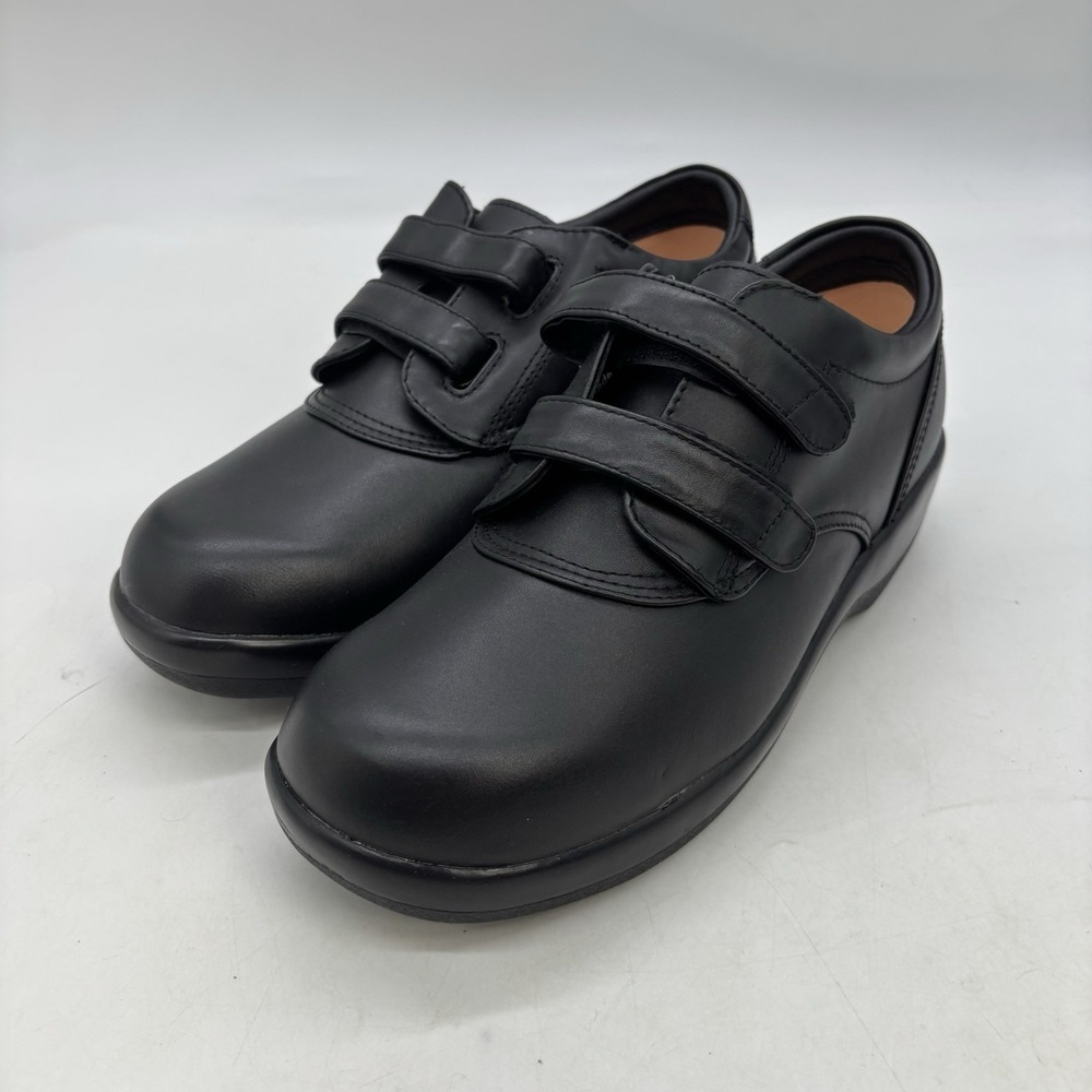APEX Orthopedic Shoes Womens 11 Wide Black Double Strap 1260W Ambulator NEW